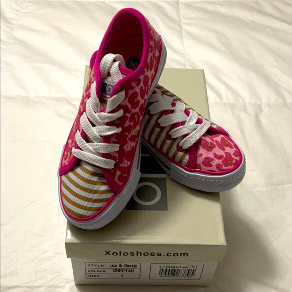 Xolo Lace Up Cheetah Girls Shoes NEW